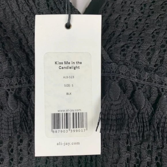 Kiss Me in the Candlelight Black Dress - Picture 7 of 8